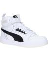 Woman and girl and boy Trainers PUMA 386172 RBD GAME JR  01 WHITE