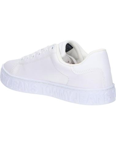 Sportschuhe TOMMY HILFIGER  für Damen EN0EN02042 JEANS SNEAKER  YBR WHITE