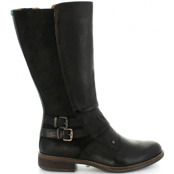 Woman boots KICKERS 579730-50 SMACKING  8 NOIR