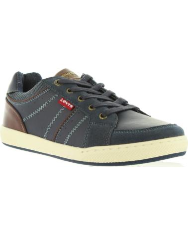 Woman and girl and boy shoes LEVIS VCLU0004S CLUB  0208 NAVY BROWN