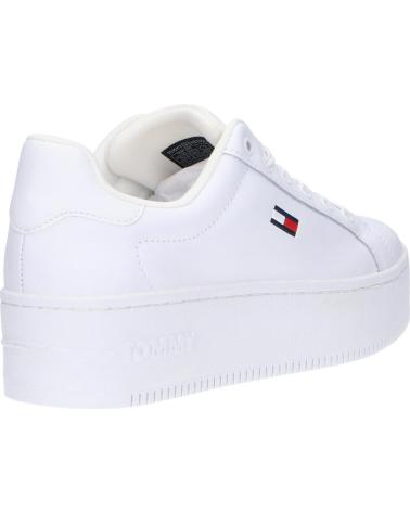 Woman sports shoes TOMMY HILFIGER EN0EN02043 FLATFORM ESSENTIAL  YBR WHITE