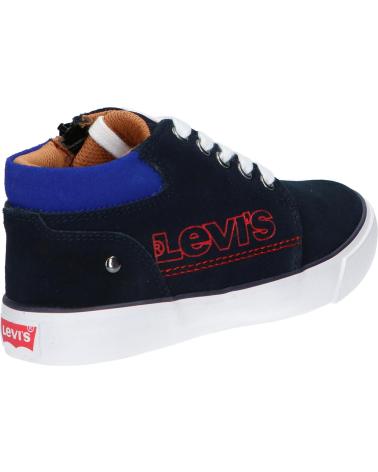 girl and boy Mid boots LEVIS 508650 PATOUCH  MARINE BLEU
