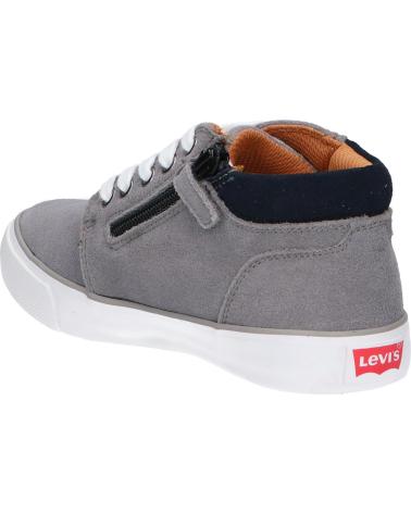 girl and boy Mid boots LEVIS 508650 PATOUCH  GRIS MARINE