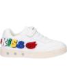 girl sports shoes GEOX J268WC 000BC J SKYLIN  C0050 WHITE-RED