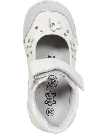 Chaussures Happy Bee  pour Fille B119524-B1319  WHITE-GREY