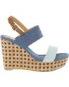 Zapatos de cuña Sprox  per Donna 385913-B6600  LIGHT BLUE-BLUE