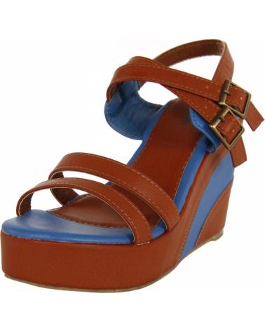 Sandales Top Way  pour Femme B040860-B7200  CAMEL-BLUE