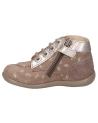 Schuhe KICKERS  für Mädchen und Junge 879058-10 BONZIP-2 NUBUCK LEAVE  123 TAUPE OR IMPRIM
