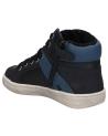 girl and boy Mid boots KICKERS 739353-30 LOWELL SYNTHETIQUE  83 NOIR BLEU