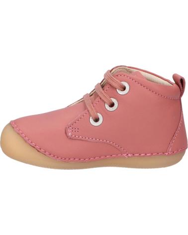 girl shoes KICKERS 829685-10 SONIZA CUIR SHEEP CFMF  132 ROSE ANTIQUE