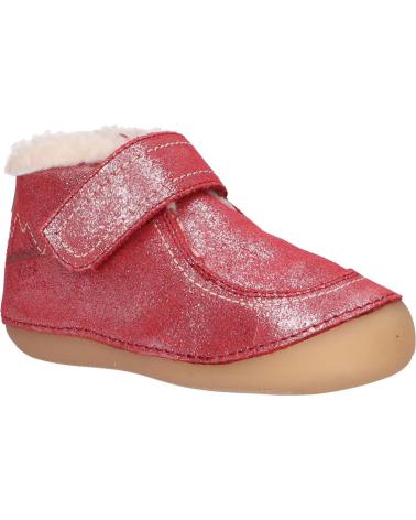 Bottines KICKERS  pour Fille 878500-10 SOMOONS CUIR COW GLITTER  131 ROSE GLITTER