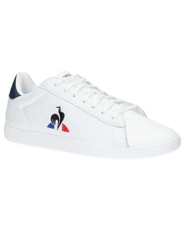 Zapatillas deporte LE COQ SPORTIF  de Hombre 2121224 COURTSET  OPTICAL WHITE-DRESS BLUE