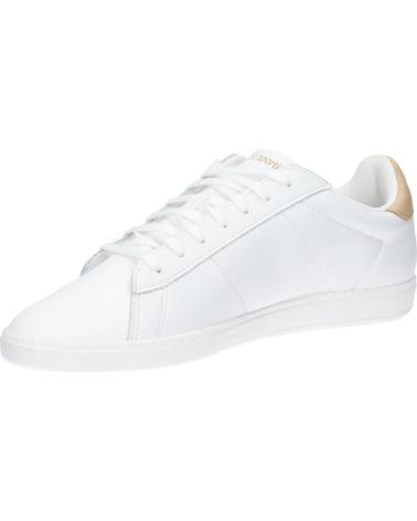 Zapatillas deporte LE COQ SPORTIF  de Hombre 2121223 COURTSET  OPTICAL WHITE-TAN