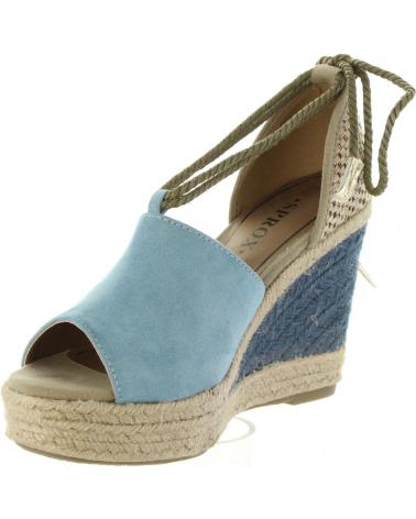 Chaussures compensées Sprox  pour Femme 393443-B6600  GREY BLUE-TAUPE