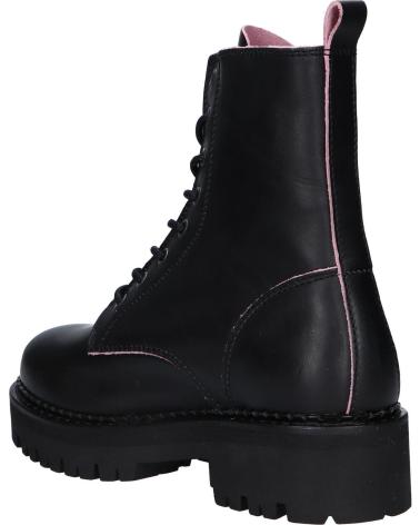 Boots TOMMY HILFIGER  für Damen EN0EN01997 JEANS PIPING BOOT  OGO BLACK-FROSTED PINK