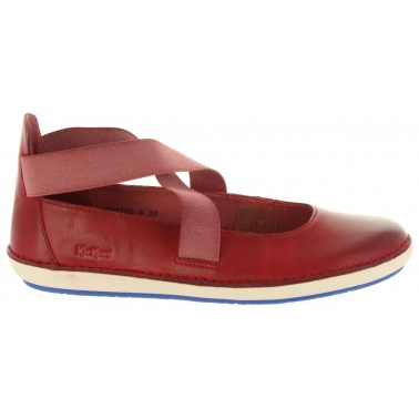 Chaussures KICKERS  pour Femme 609180-50 FOLLY  4 ROUGE