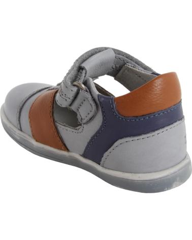 boy shoes KICKERS 413540-10 TROPICALI  GRIS BLEU