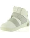 girl and boy Mid boots GEOX J847QA 05411 J XLED  C1000 WHITE