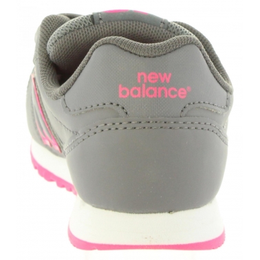 girl and boy sports shoes NEW BALANCE KV500PNY  GRIS-FUCSIA