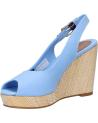 Woman Sandals TOMMY HILFIGER FW0FW04789 ICONIC ELENA SLING BACK WEDGE  C1Z VESSEL BLUE
