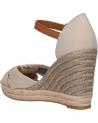 Sandales TOMMY HILFIGER  pour Femme FW0FW04784 BASIC OPEN TOE HIGH WEDGE  AEP STONE
