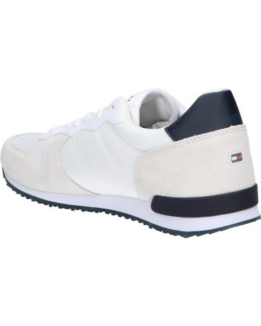 Man Zapatillas deporte TOMMY HILFIGER FM0FM04733 ICONIC MIX RUNNER  YBS WHITE