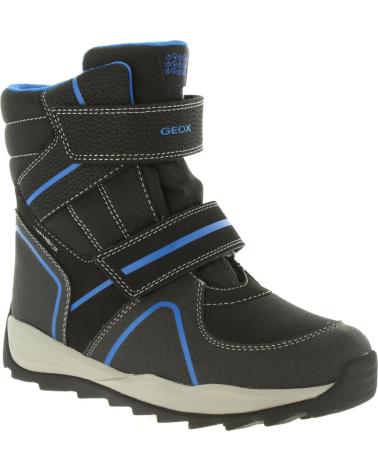 boy boots GEOX J840BB 011CE J ORIZONT  C0245 BLACK-ROYAL