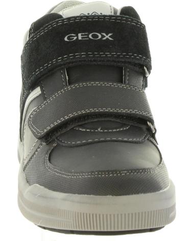 boy Mid boots GEOX J844AB 05422 J ARZACH  C0005 BLACK-DK GR