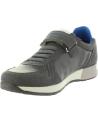 Man and girl and boy sports shoes GEOX J846NC 0FUAU J ALFIER  C0671 DK GREY-GRE