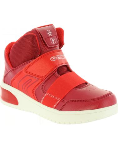 girl and boy Mid boots GEOX J847QA 05411 J XLED  C7000 RED