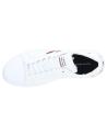 Scarpe sport TOMMY HILFIGER  per Uomo FM0FM04732 CORPORATE LEATHER CUP STRIPES  YBS WHITE