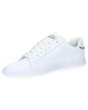 Scarpe sport TOMMY HILFIGER  per Uomo FM0FM04732 CORPORATE LEATHER CUP STRIPES  YBS WHITE