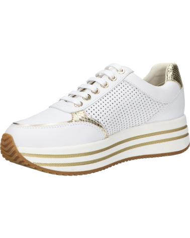 Zapatillas deporte GEOX  de Mujer D35QHE 085KY D KENCY  C1327 WHITE-LT GOLD