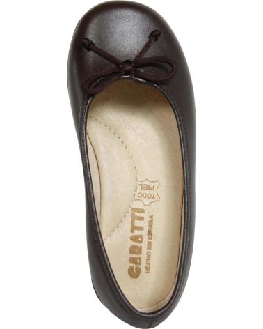 girl Flat shoes GARATTI AN0069  BROWN