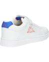  and  Casual sneakers for girl KAPPA 371C5PW ADENIS  A1W WHITE-BLUE-ORANGE