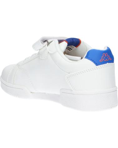  and  Casual sneakers for girl KAPPA 371C5PW ADENIS  A1W WHITE-BLUE-ORANGE