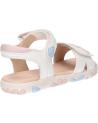 girl Sandals GEOX J358ZA 000BC J S HAITI  C1Z8W WHITE-LT ROSE