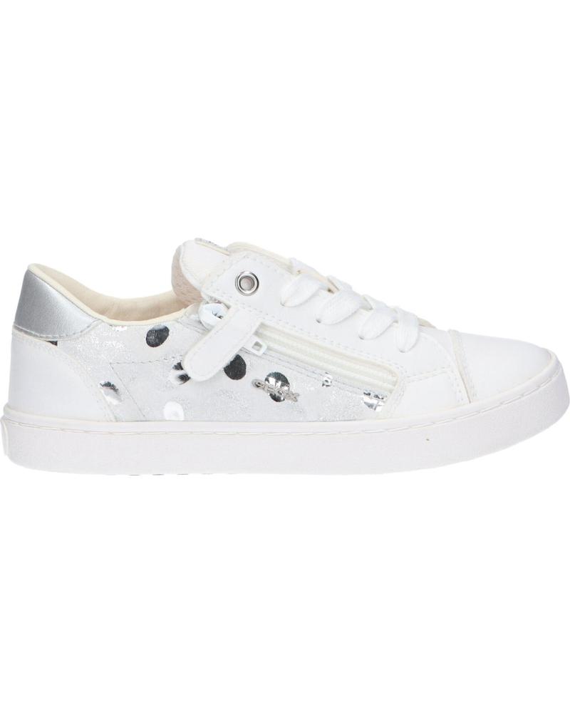 Woman and girl Trainers GEOX J02D5B 007BC J KILWI  C0626 OFF WHITE-SILVER