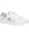 Woman and girl Trainers GEOX J02D5B 007BC J KILWI  C0626 OFF WHITE-SILVER