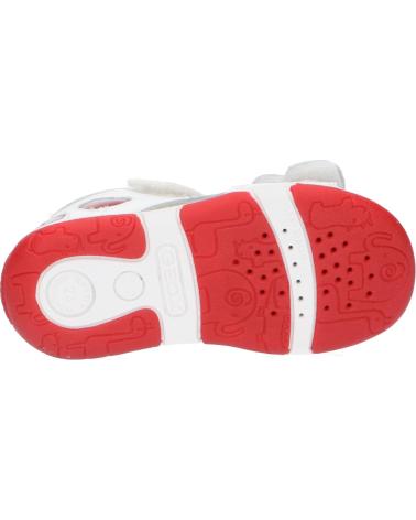 Sandales GEOX  pour Fille B350YD 085KC B S TAPUZ  C0050 WHITE-RED