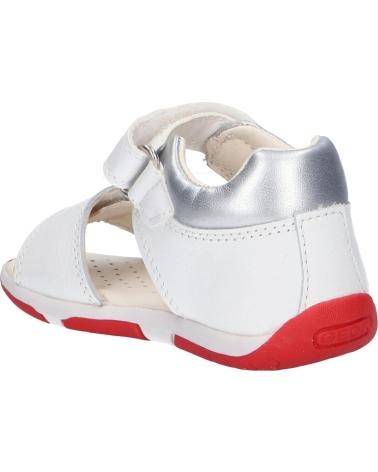girl Sandals GEOX B350YD 085KC B S TAPUZ  C0050 WHITE-RED