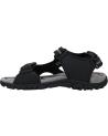 Man Sandals GEOX U8224D 050AU U S STRADA  C9310 BLACK-STONE