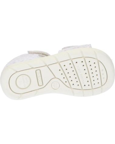Sandales GEOX  pour Fille B251YA 007NF B S ALUL  C0007 WHITE-SILVER
