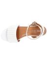 Sandalen GEOX  für Damen D25SMD 0BCCL D LIPARI  C1449 WHITE-BISCUIT