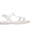 Woman and girl Sandals GEOX J2535I 000BC J S KARLY  C1000 WHITE