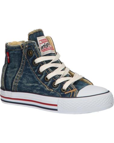 Woman and girl and boy Trainers LEVIS VTRU0004T ORIGINAL  0740 BLUE DENIM