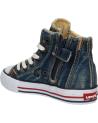 Woman and girl and boy Trainers LEVIS VTRU0004T ORIGINAL  0740 BLUE DENIM