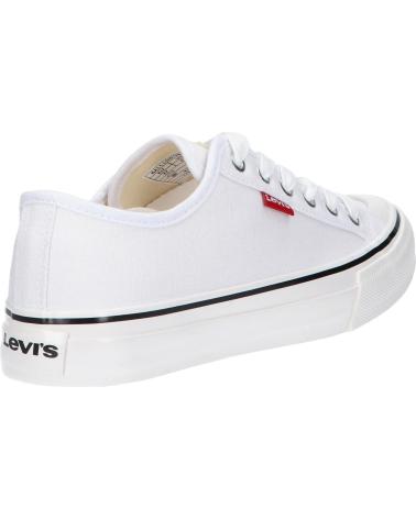Woman and girl and boy Trainers LEVIS VBAL0032T BALL LOW  0061 WHITE