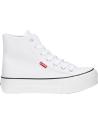 Woman and girl and boy Zapatillas deporte LEVIS VBAL0034T HIGH BALL MID  0061 WHITE