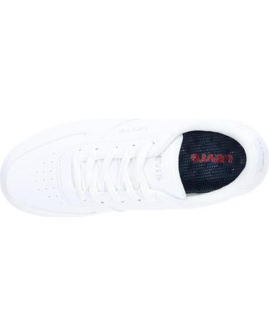 Woman and girl and boy Trainers LEVIS VUNI0071S NEW UNION  0061 WHITE
